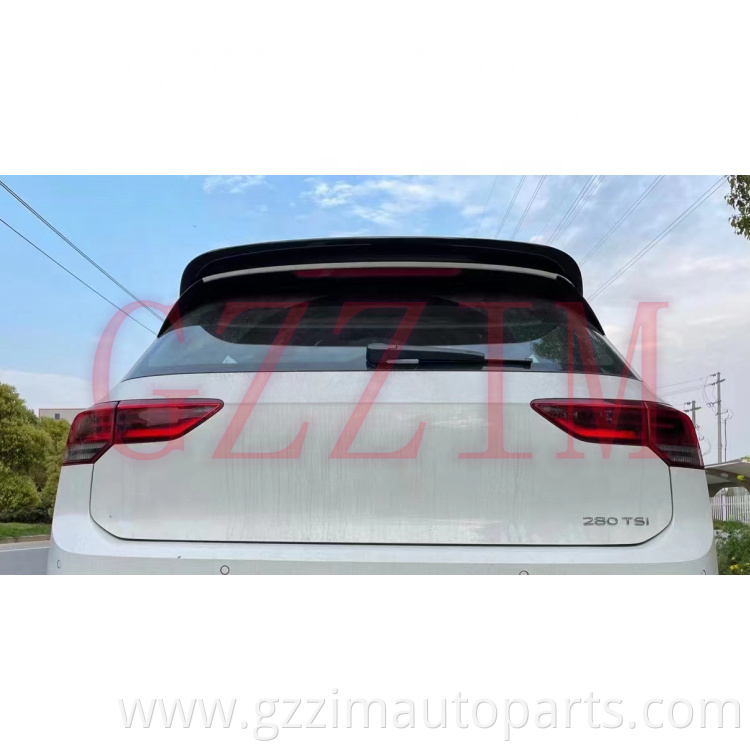 Exterior Accessories ABS CPlastic Rear Trunk Boot Wing Spoiler For Golf 8 2020+